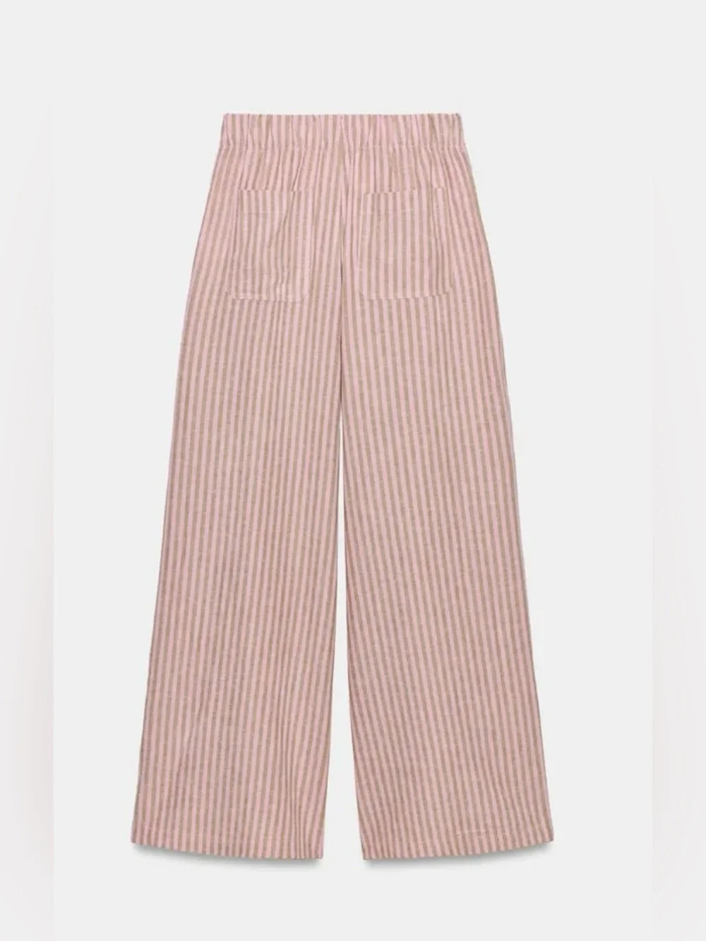 Zara Wide-Leg Striped Pants